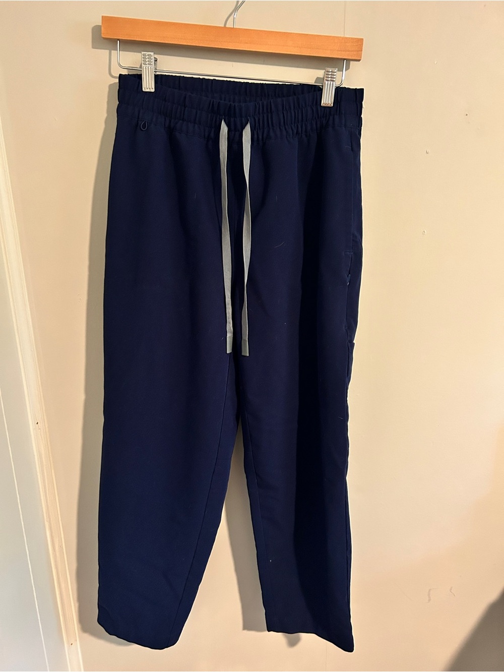 Figs Women's Navy scrubs barrel style